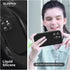 SURPHY iPhone 15 Pro Case (6.1", 2023) - Black Liquid Silicone, MagSafe Compatible + 2 Pack Screen Protectors.