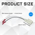 HHZL Car Door Speaker Harness Adapter Audio Bass Speaker Wiring Harness Stereo Plug Adapter Subwoofer Wire Modification