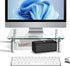 KKTONER GLASS Monitor Stand with Height Adjustable for Home Office 2 Pack