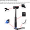 Zeizafa Extendable Camera Selfie Stick Monopod Extension Fits Most Action Cameras Invisible Selfie Stick