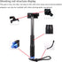 Zeizafa Extendable Camera Selfie Stick Monopod Extension Fits Most Action Cameras Invisible Selfie Stick