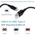 USB to USB C Cable for Samsung Galaxy A15 5G, S24 Ultra, A55, A14, iPhone 15 Pro Max, Google Pixel, 3FT