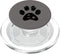 PopSockets PopGrip for MagSafe - Black Dog Paw Print Gray