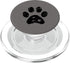 PopSockets PopGrip for MagSafe - Black Dog Paw Print Gray