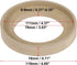 X AUTOHAUX 2Pcs Car Speaker Spacer Ring - Mounting Spacer Recess Bezel Plate for 4 Inch Speakers