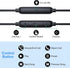 USB C Headphones with Microphone, Wired Type C Over Ear Earbuds for iPhone 15 Pro, Volume Control Sport in Ear