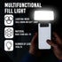 Marmae 78 3000mAh, 3 Selfie Light for iPhone LED Rechargeable Clip-On Phone Light, Modes, Won't Cover Camera