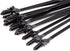 Push Mount Wire Ties, Snap in Zip Tie Automotive Clips Nylon Wire Harness Clips 150pcs