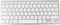 Veemoon Wireless Hebrew Keyboard, Ultra Slim Compact Keyboard for Laptop Computer (White)