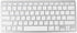 Veemoon Wireless Hebrew Keyboard, Ultra Slim Compact Keyboard for Laptop Computer (White)