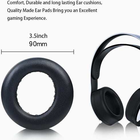 Ear Pads Cushions Replacement for Sony Playstation 5 Pulse 3D PS5 Wireless Headphones, Headset Earpads
