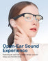 Generic Smart Glasses Bluetooth Audio Glasses for Men Women with Built-in Mic, Speakers, Blue Light Filter, Open Ear