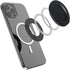 R Stand Phone Grip Magnetic Base for iPhone 12 13 14 Series, Compatible with MagSafe Cases, Removable Socket Grip Base