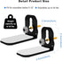Suixing Sound Bar Mounts Universal Wall Mount Kit Mounting Bracket Compatible Most of Soundbars Wall Mount Brackets with Hardware Kit
