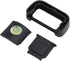Camera Eyecup Viewfinder Eyepiece, Soft Silicone Eye Cup with Bubble Level and Hot Shoe Cover Protector for Mirrorless