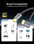 2.1 6.6FT, 48Gbps 8K@60Hz 4K@120Hz 2.2& 2.3 HDR10, ps5,ps4,x-Box,roku XAOSUN Right Angle HDMI Cable Ultra High Speed