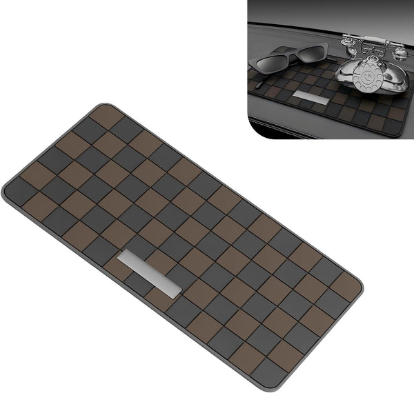Opuweiy Car Anti-Slip Pad, Multifunctional Dash Mat, Central Control Instrument Table Mobile Phone