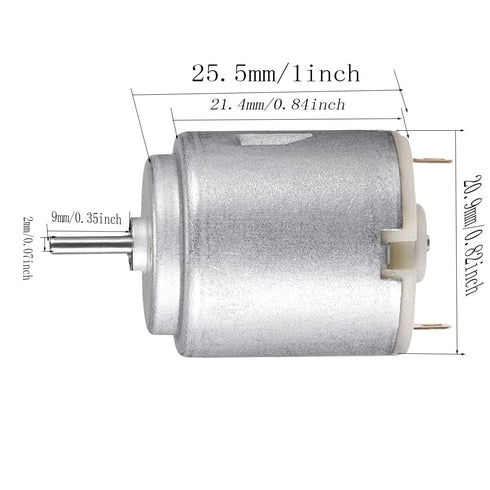 SGHAJIME 5Pcs 1-6V 5000-20000RPM DC Motor Mini Electric Motor Micro Motor Electric Hobby Motor for DIY Toys Science