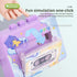 Generic Keychain,3-in-1 Microcassette Backpack Retro Mini Tape Recorder Player | Tape Recorder | CD Keychain
