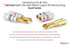Nakamichi Excel Series 24k Gold Plated BFA Banana Plug for Speakers Amplifier Hi-Fi AV Stereo Home Theatre Audio Wire