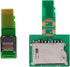 Cablecc 1Set SD TF Card Socket Female to Micro-SD TF Male Memory Card Kit Extension Adapter