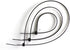THE CIMPLE CO 17 inch Black Nylon Zip Ties, Strong Indoor and Outdoor Rated, 100 Pack