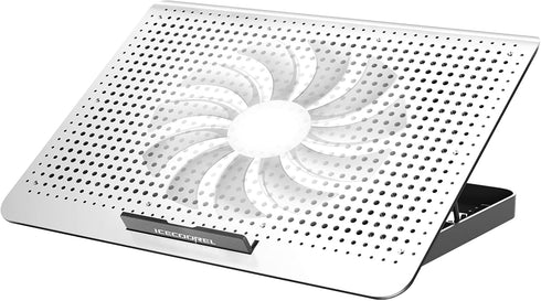 ICE COOREL Aluminum Laptop Cooling Pad 2023 Upgrade, Stand with 7 Height Adjustable, for 12-15.6 Inch Laptops