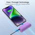 Mini Portable Charger Power Bank for iPhone, 5200mAh PD Fast Charging Battery Pack, Compatible with iPhone