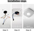 Mounting Plate Replacement for Google Nest Protect 1st Gen, Backplate for Nest Detector Models 05A & 05C