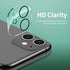 NEW'C 4 Pack, 2 Pack Screen Protector for iPhone 11 + 2 Pack Camera Lens Protector, Sensor Protection,Case Friendly Tempered Glass Film