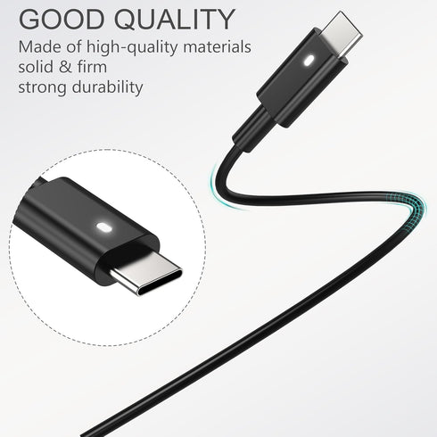 Replacement Dell 130W Laptop Charger USB C Slim AC Power Adapter for XPS 17, Precision 5550, Latitude 7410
