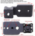 Lens Collar Stand Replacement Foot, Tripod Mount Ring Base for Panasonic Leica DG Vario-Elmar 100-400mm