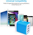 HOOTEK USB Charger Plug, 2Pack 3.1A Multi Port Wall Charge Adapter for iPhone 16e/16/15/14/13 Pro Max/12/XS/X iPad