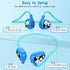 iDIGMALL Bluetooth 5.4 Kid Headphones, Open Ear Headphone with Noise-Cancelling Mic for Children, 13g Ultra-Light