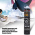 Multifunctional Replacement Remote Control for AV Receiver RC-1120/AVR-391/AVR-591/AVR-390, Easy to Use with Large