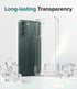 Ringke Fusion Case for Samsung Galaxy S22 Plus 5G (2022), Clear Anti-Yellowing Hard Back with Shockproof Bumper Cover