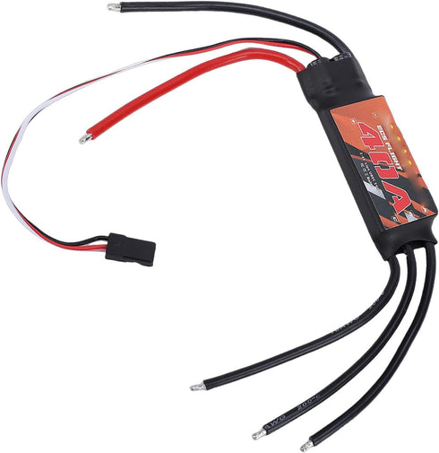 40A 2-4S AM32 Zunate Brushless ESC for Fixed Wing Quadcopters and Multirotor, LiPo Support with BLHeli and Open Source