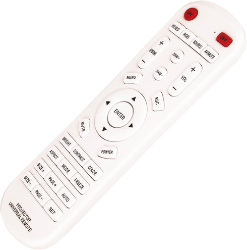 ALLIMITY Universal Projector Replacement Remote Control -- fit for Most of Projector Home