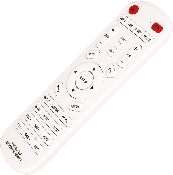 ALLIMITY Universal Projector Replacement Remote Control -- fit for Most of Projector Home