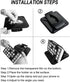AONKEY Cell Phone Holder for Car, Anti-Slip Dashboard Mount for All Smartphones, Compatible with iPhone & Galaxy