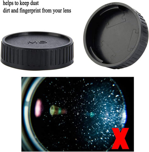 5PCS Protective Covers for MD Mount Camera Lens - Portable Lens Caps