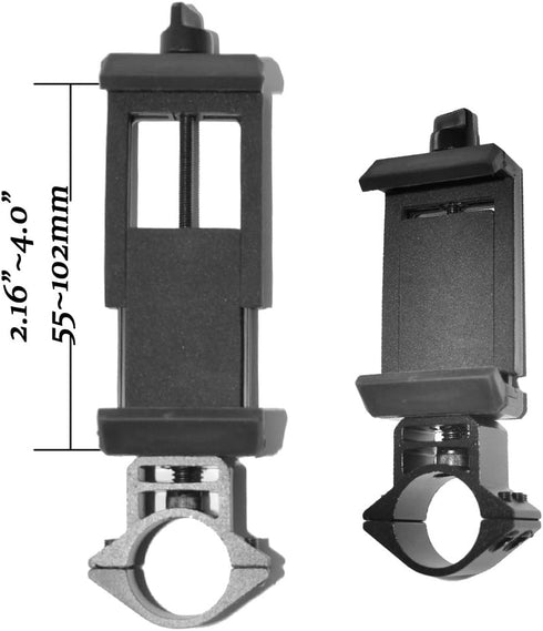 SOLOMARK 1" Rifle Scope Adapter Ring/Mount for Cellphone Holder to Capture Images and Videos While Hunting