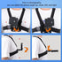 Mobile Phone Chest Mount Strap Holder, Anti-Slide Strap Mount for Phone 360 Degree Rotary for Video Recording Camera