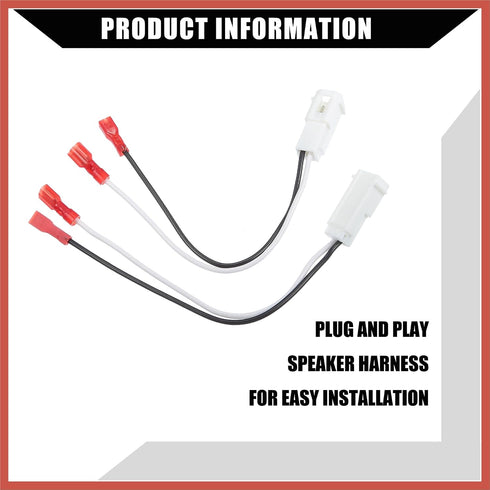 1500 2 ACROPIX Front/Dash Tweeters Speaker Wiring Harness Adapter Connector Plug for Dodge for Ram for Jeep