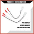 1500 2 ACROPIX Front/Dash Tweeters Speaker Wiring Harness Adapter Connector Plug for Dodge for Ram for Jeep