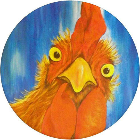 Cute Funny Chicken Lady Design Gift for Moms of Flocks, PopSockets PopGrip for Phones & Tablets
