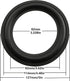 Rubber Ring 2PCS 5 Inch Black Speaker Rubber Foam Edge Surround Rings Repair Kit