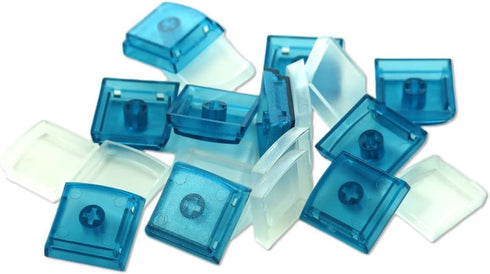 X-keys Keycap Cherry MX Compatible - 1x1, Blue, 10 Pack