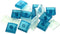 X-keys Keycap Cherry MX Compatible - 1x1, Blue, 10 Pack