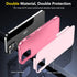 SPIDERCASE Heavy Duty Shockproof Case for iPhone 14/15, Pink, 15 FT Military Grade Drop Protection, 2 Pack Protectors.